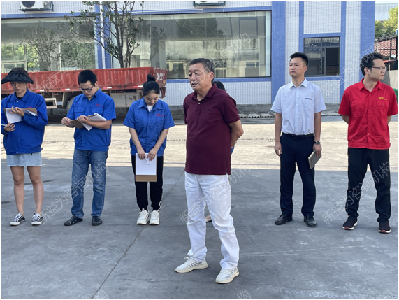 董事長進行四期驗收 董事長進行四期驗收